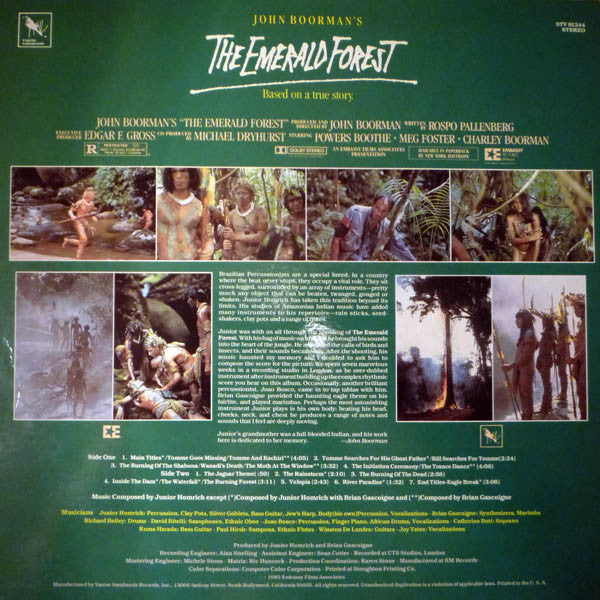 The Emerald Forest (Original Motion Picture Soundt - Homrich, Junior