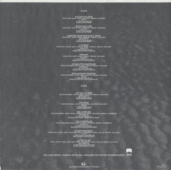 Standing On A Beach • The Singles - Cure, The