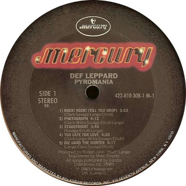 Pyromania - Def Leppard