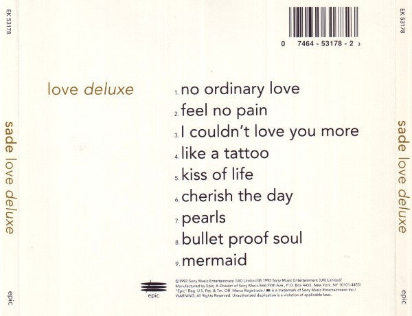 Love Deluxe - Sade