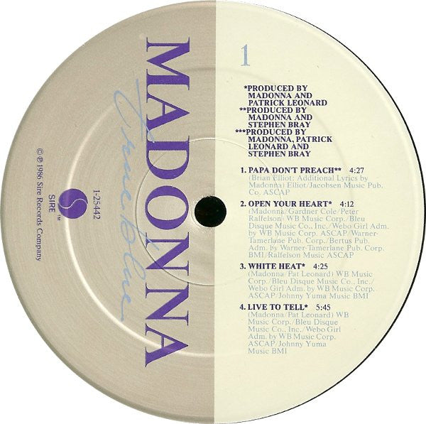True Blue - Madonna