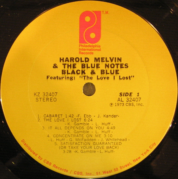 Black And Blue - Melvin, Harold & The Blue Notes