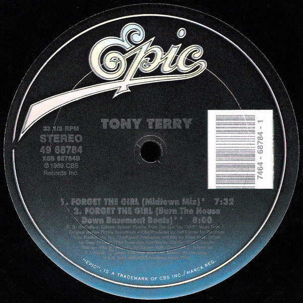 Forget The Girl - Terry, Tony