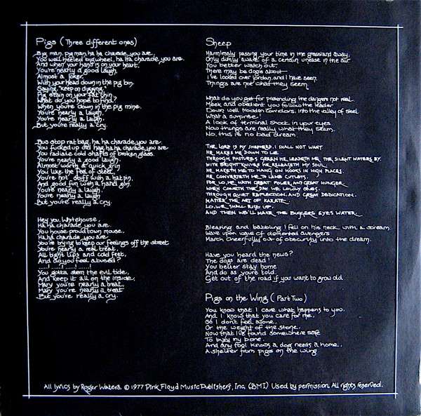 Animals - Pink Floyd