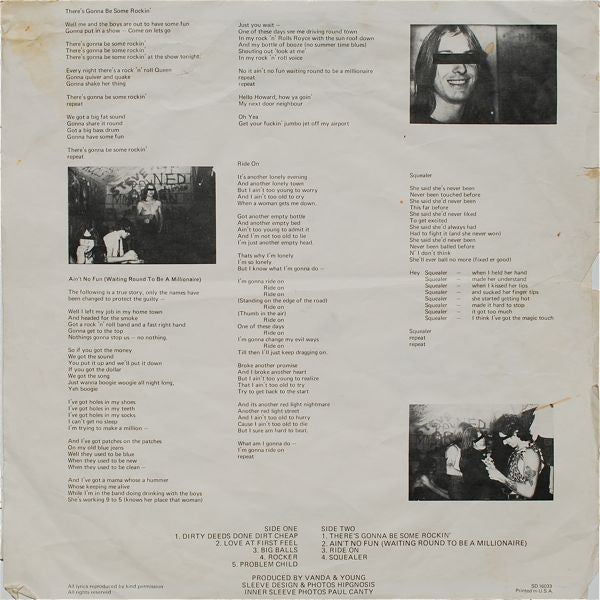 Dirty Deeds Done Dirt Cheap - AC / DC