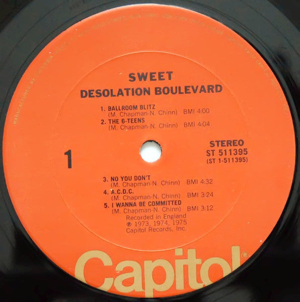 Desolation Boulevard - Sweet