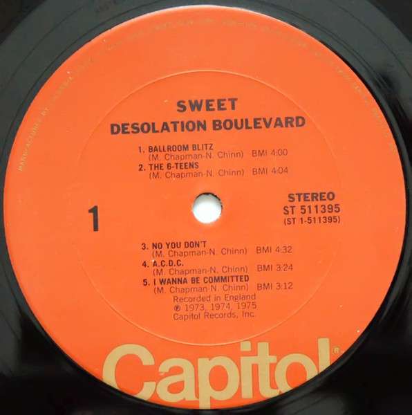 Desolation Boulevard - Sweet
