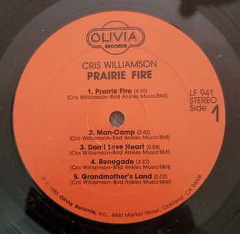 Prairie Fire - Williamson, Cris