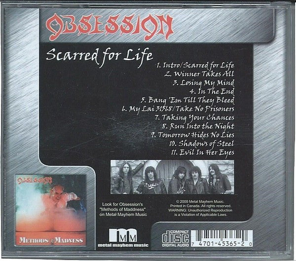 Scarred For Life  - Obsession