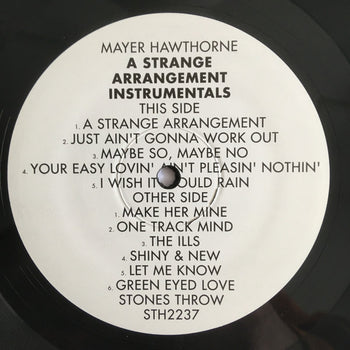 A Strange Arrangement Instrumentals - Hawthorne, Mayer
