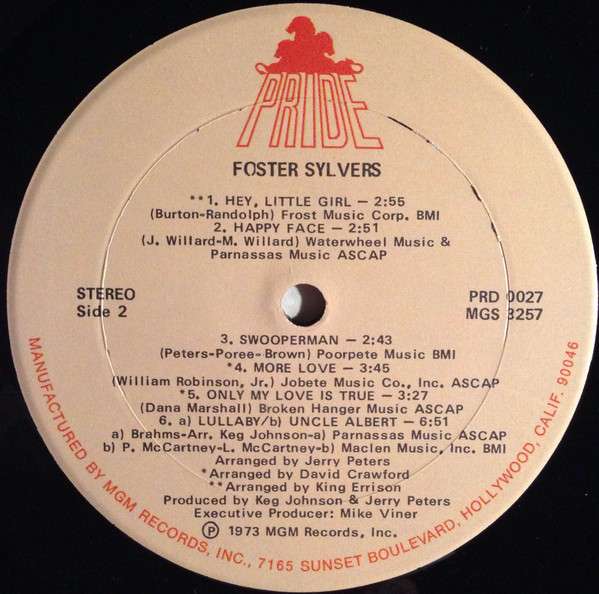 Foster Sylvers - Sylvers, Foster