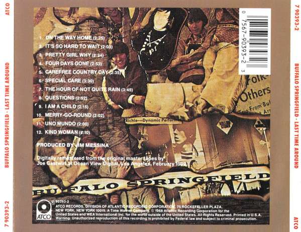Last Time Around - Buffalo Springfield [CD]
