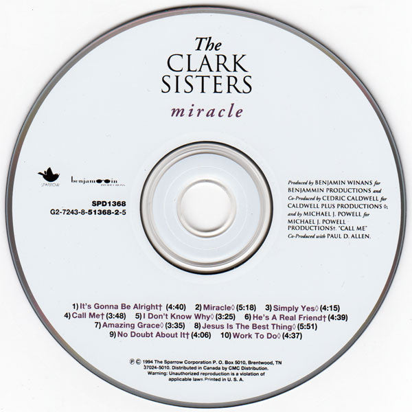 Miracle - Clark Sisters