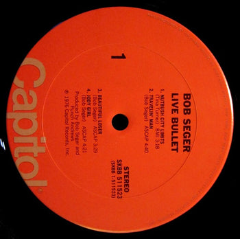 Live Bullet - Seger, Bob And The Silver Bullet Band
