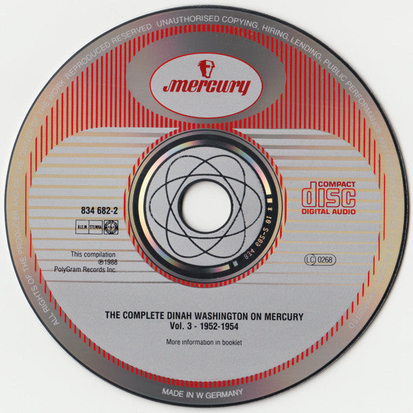 The Complete Dinah Washington On Mercury Vol.3 195 - Washington, Dinah