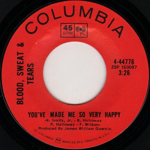 You've Made Me So Very Happy - Blood, Sweat And Tears