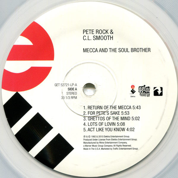 Mecca And The Soul Brother - Rock, Pete & Cl Smooth