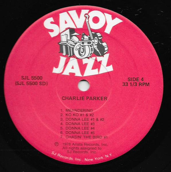The Complete Savoy Studio Sessions - Parker, Charlie