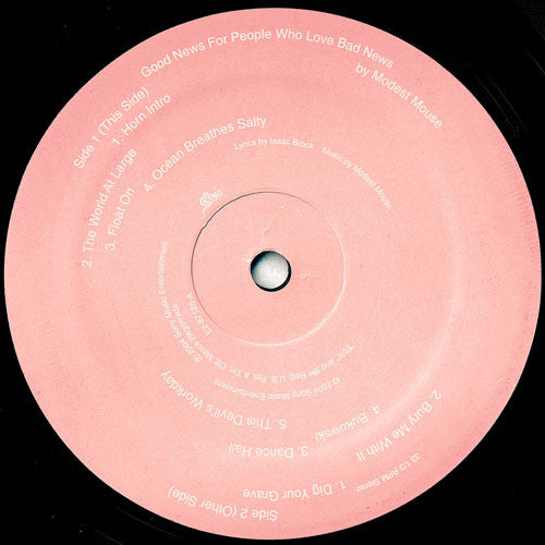 Good News For People Who Love Bad News - Modest Mouse