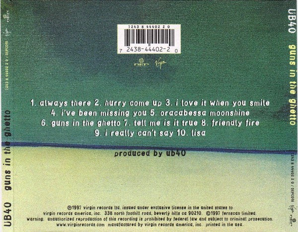 Guns In The Ghetto - Ub40