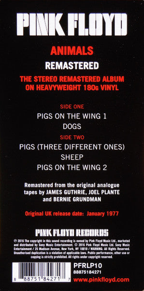 Animals - Pink Floyd