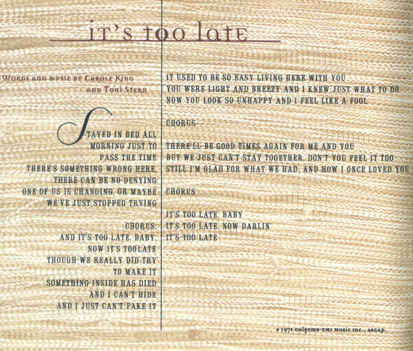 Tapestry Revisited: A Tribute To Carole King - Various Artists