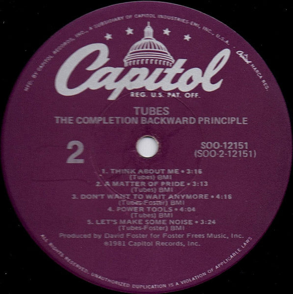 The Completion Backward Principle  - Tubes
