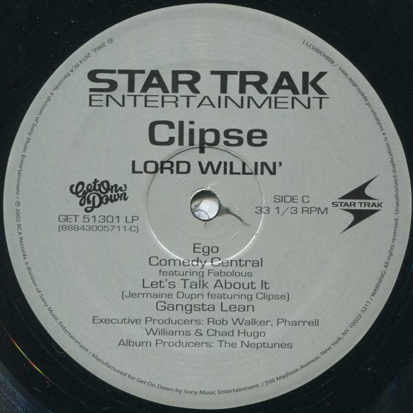 Lord Willin' - Clipse