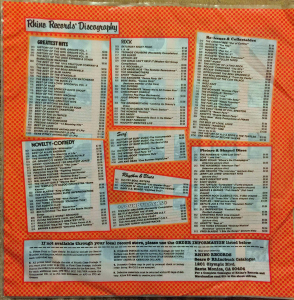 Dr. Demento Presents The Greatest Novelty Records  - Various