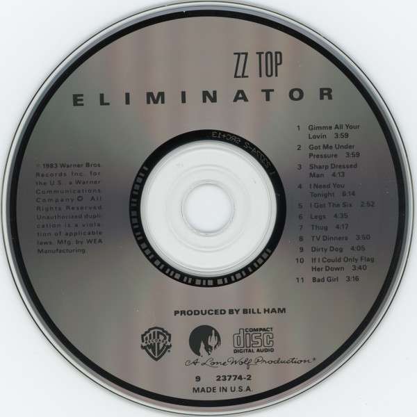 Eliminator - ZZ Top [CD]