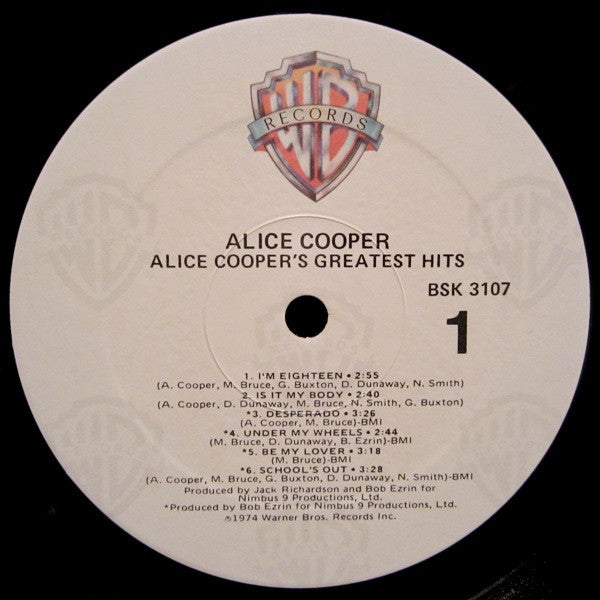 Alice Cooper's Greatest Hits - Cooper, Alice