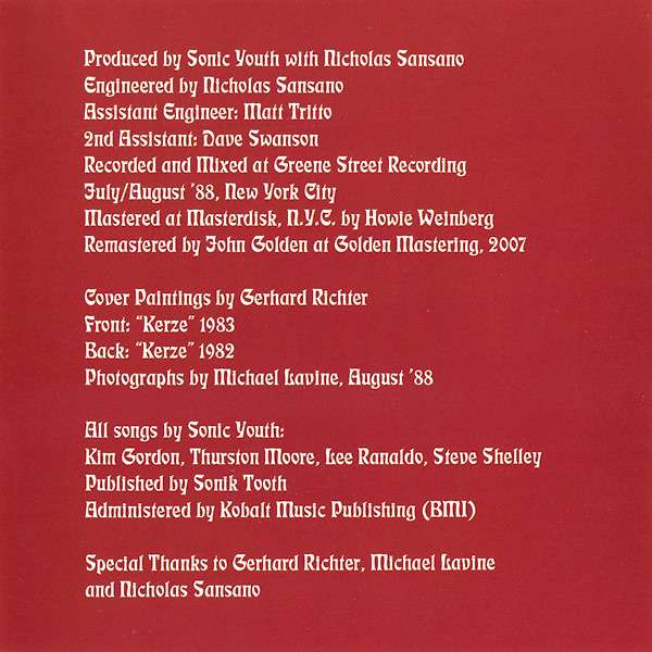 Daydream Nation - Sonic Youth [CD]