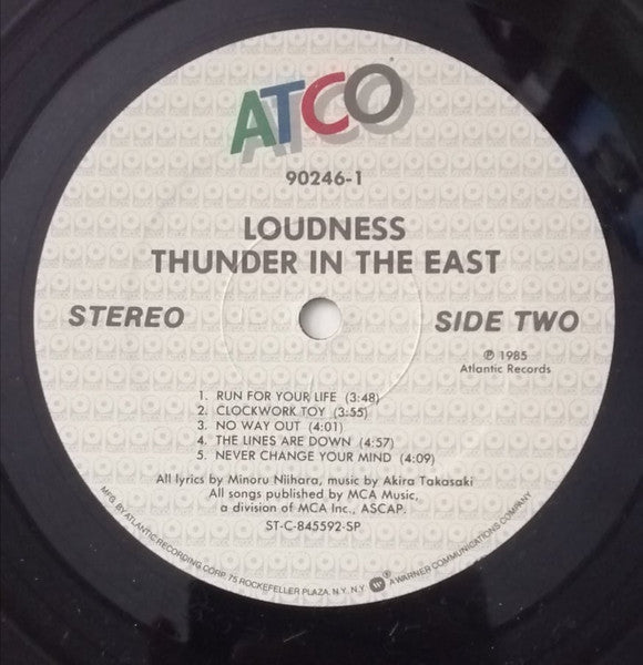 Thunder In The East - Loudness