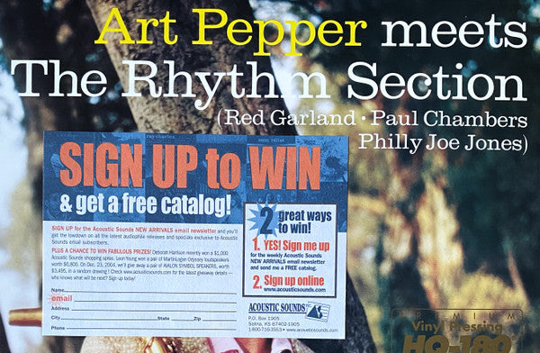 Art Pepper Meets The Rhythm Section - Pepper, Art