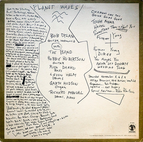 Planet Waves - Dylan, Bob