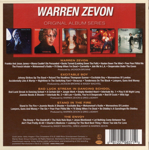 Original Album Series - Zevon, Warren