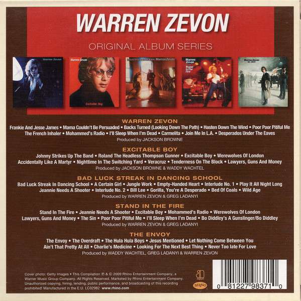 Original Album Series - Zevon, Warren