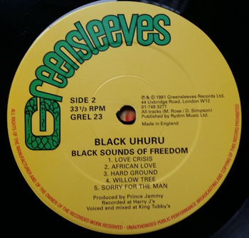 Black Sounds Of Freedom - Black Uhuru