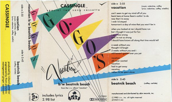 Vacation B/W Beatnik - Gogo's