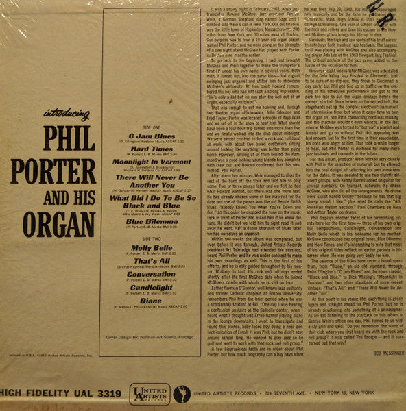 Introducing Phil Porter And His Organ - Porter, Phil