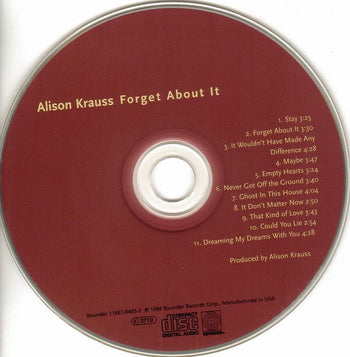Forget About It - Krauss, Alison