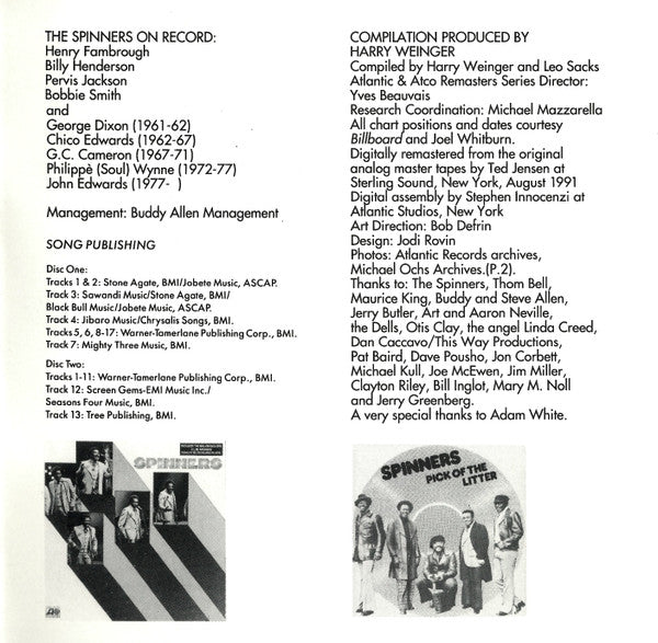 A One Of A Kind Affair: The Anthology - Spinners, The