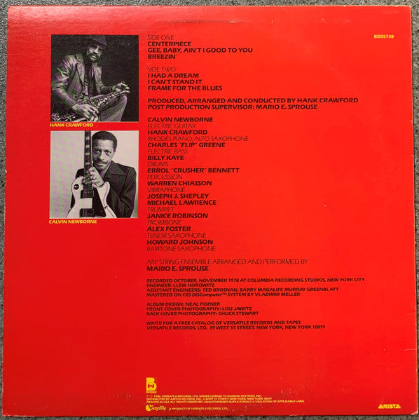Centerpiece - Crawford, Hank / Calvin Newborne