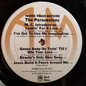 More Than Before - The Persuasions