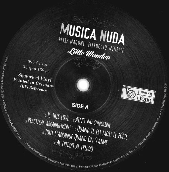 Little Wonder - Musica Nuda