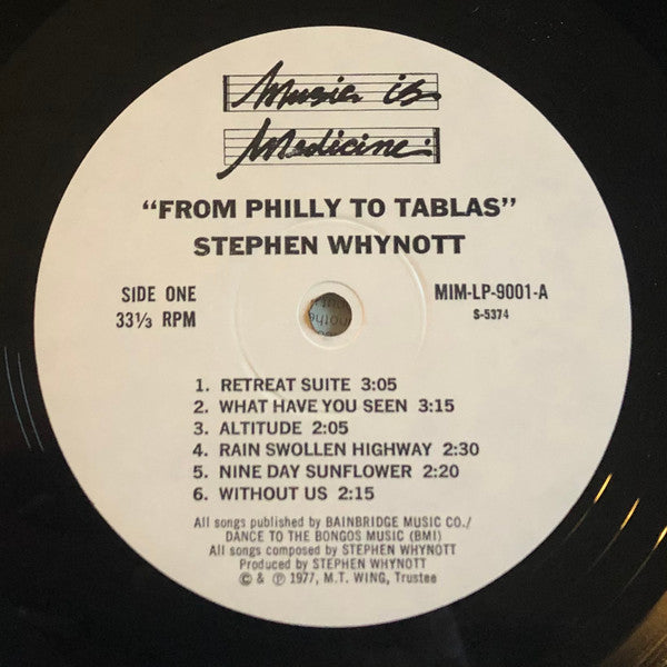 From Philly To Tablas - Whynott, Stephen