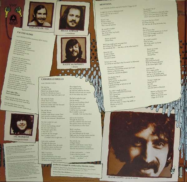 Over-Nite Sensation [LP] - Frank Zappa