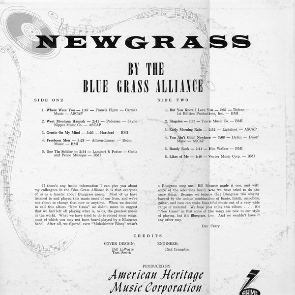 Newgrass - Bluegrass Alliance