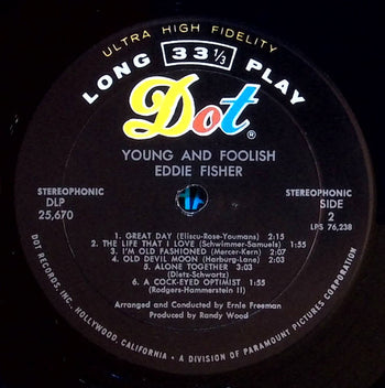 Young And Foolish - Fisher, Eddie