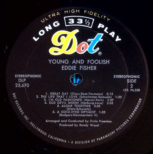 Young And Foolish - Fisher, Eddie